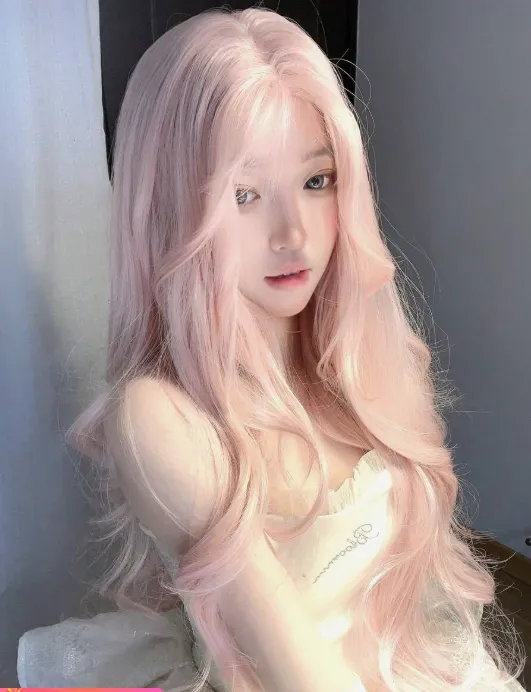 Peruca rosa foda demais